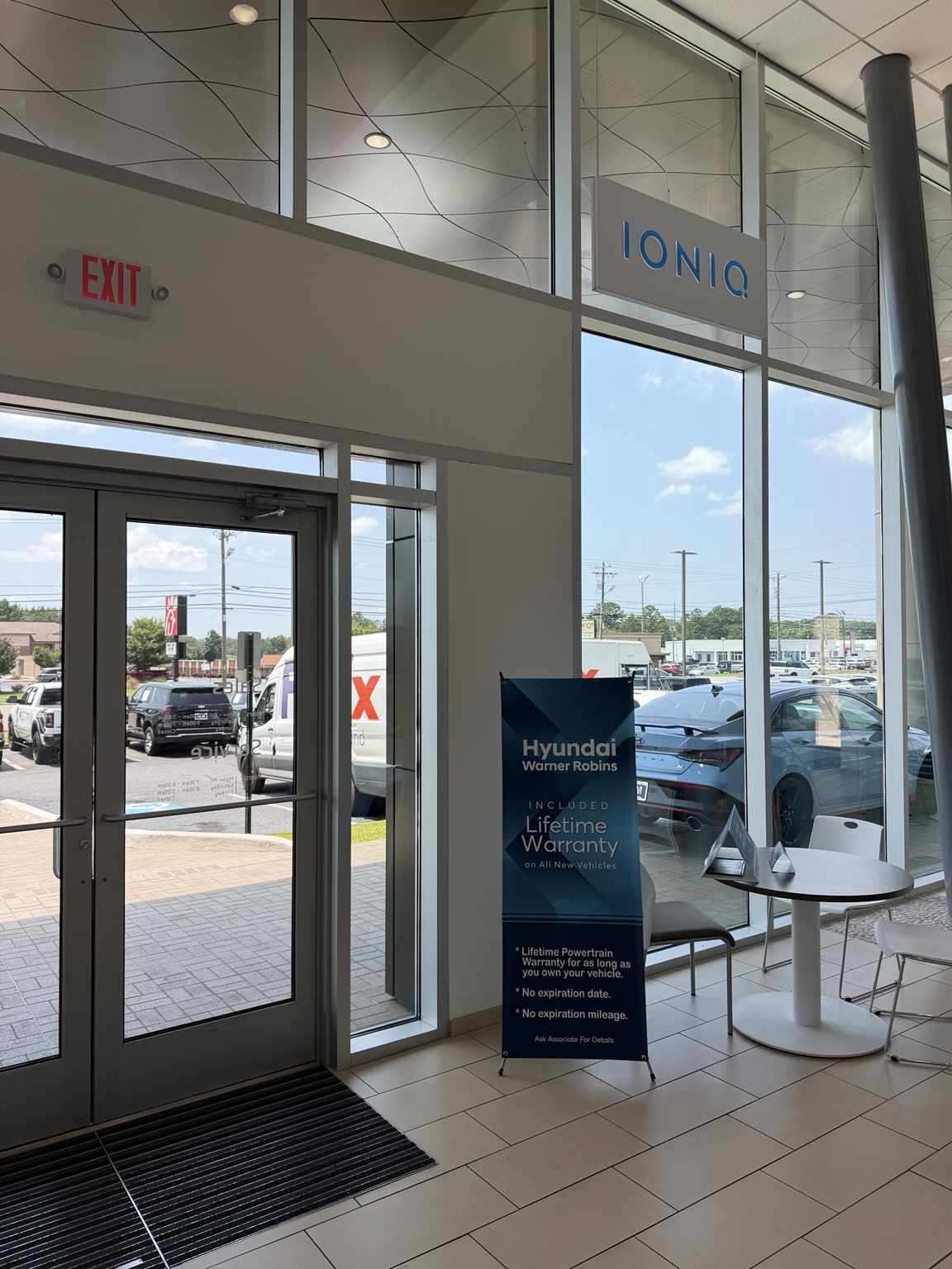 Commercial electrical work at Hyundai Warner Robins